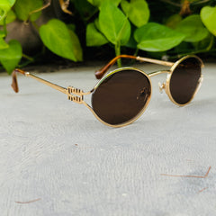 Miu Miu – 1123 - 54 – Brown – Metal - Sunglasses – Ladies - Premium