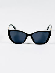 Burberry - 32014 – 56 – Black – Acetate – Sunglasses – Ladies