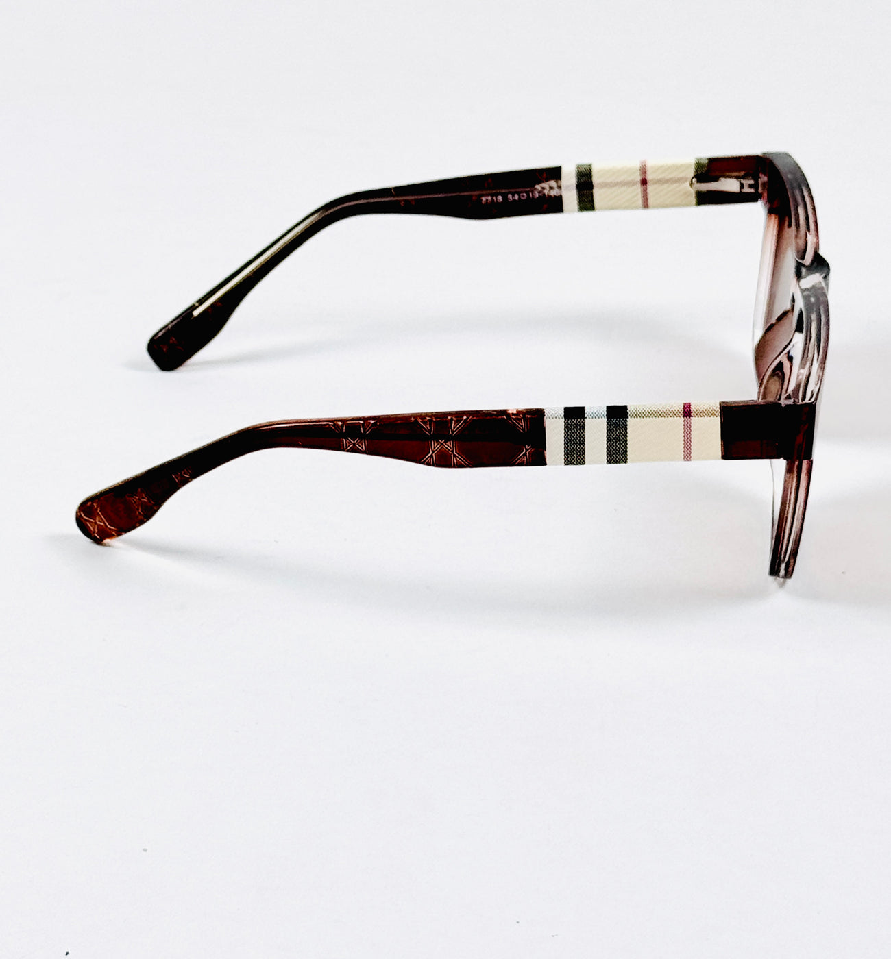 Burberry - 7718 – 54 – Brown – Acetate – Sunglasses – Unisex