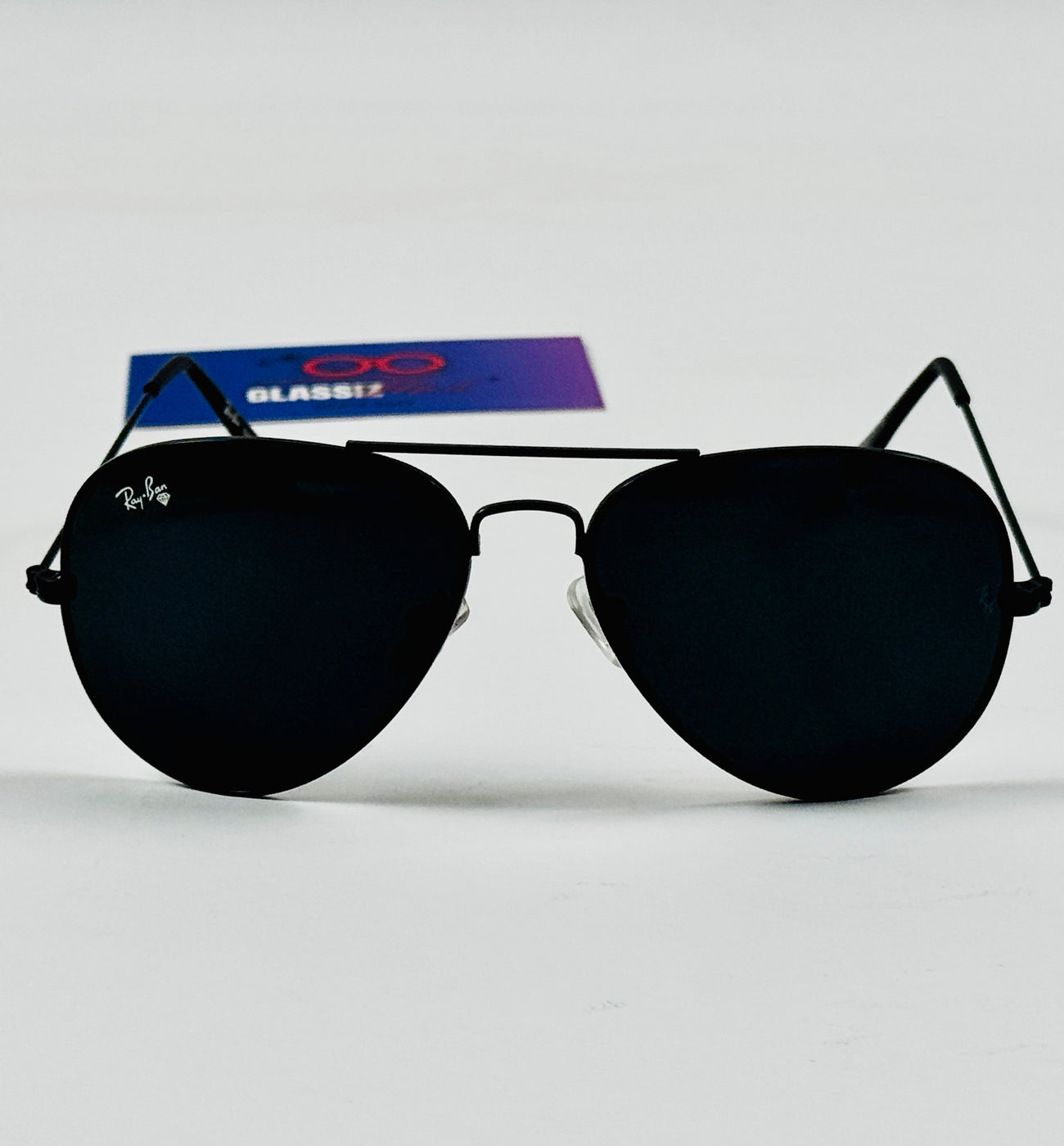 Rayban – 3026 – 62 – Black – Metal – Sunglasses – Unisex