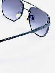 Versace – 23119 – 57 – Black Gradient – Metal – Sunglasses – Unisex