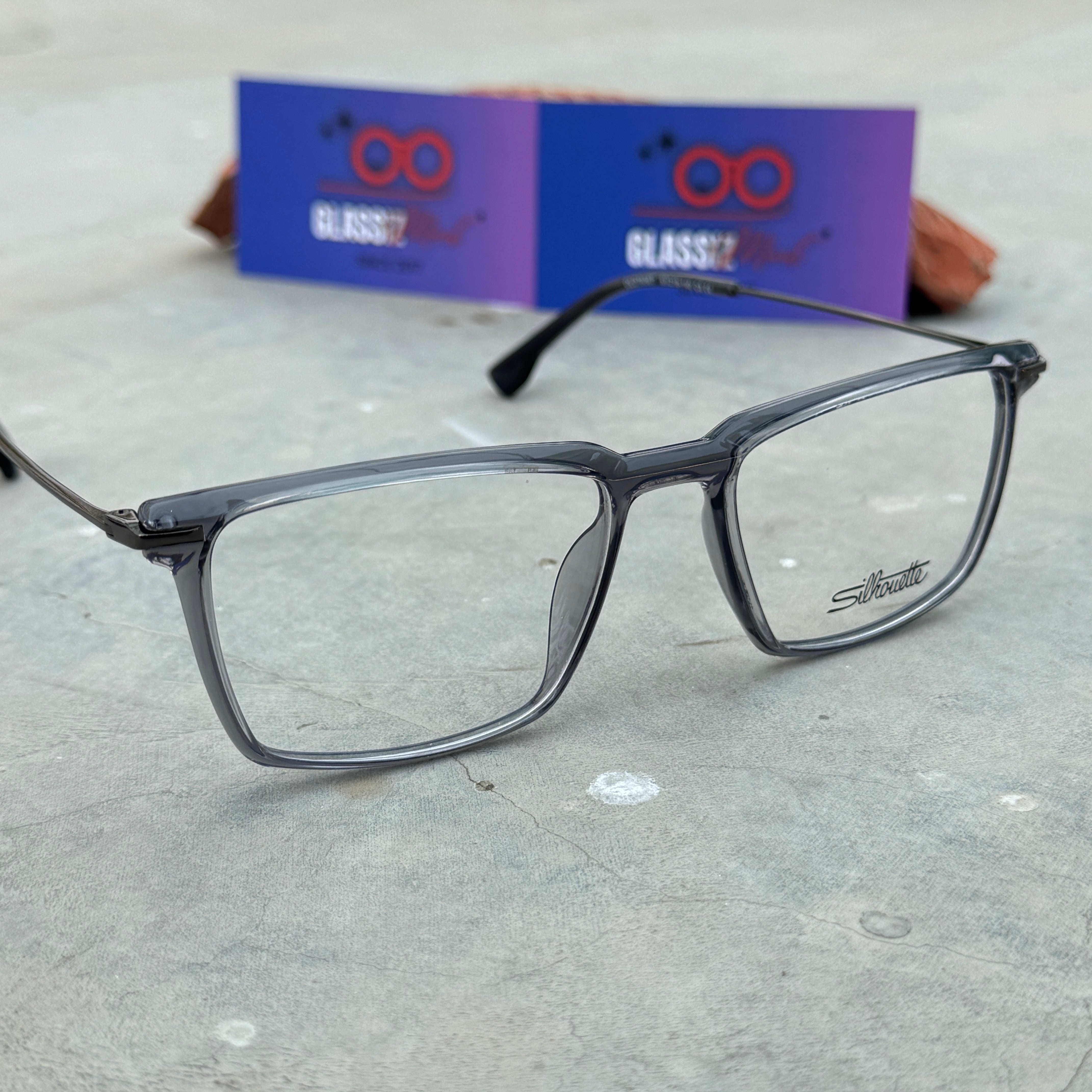 Sillouette – 7838 – 53 – Grey –  Acetate - Optics – Unisex - Premium