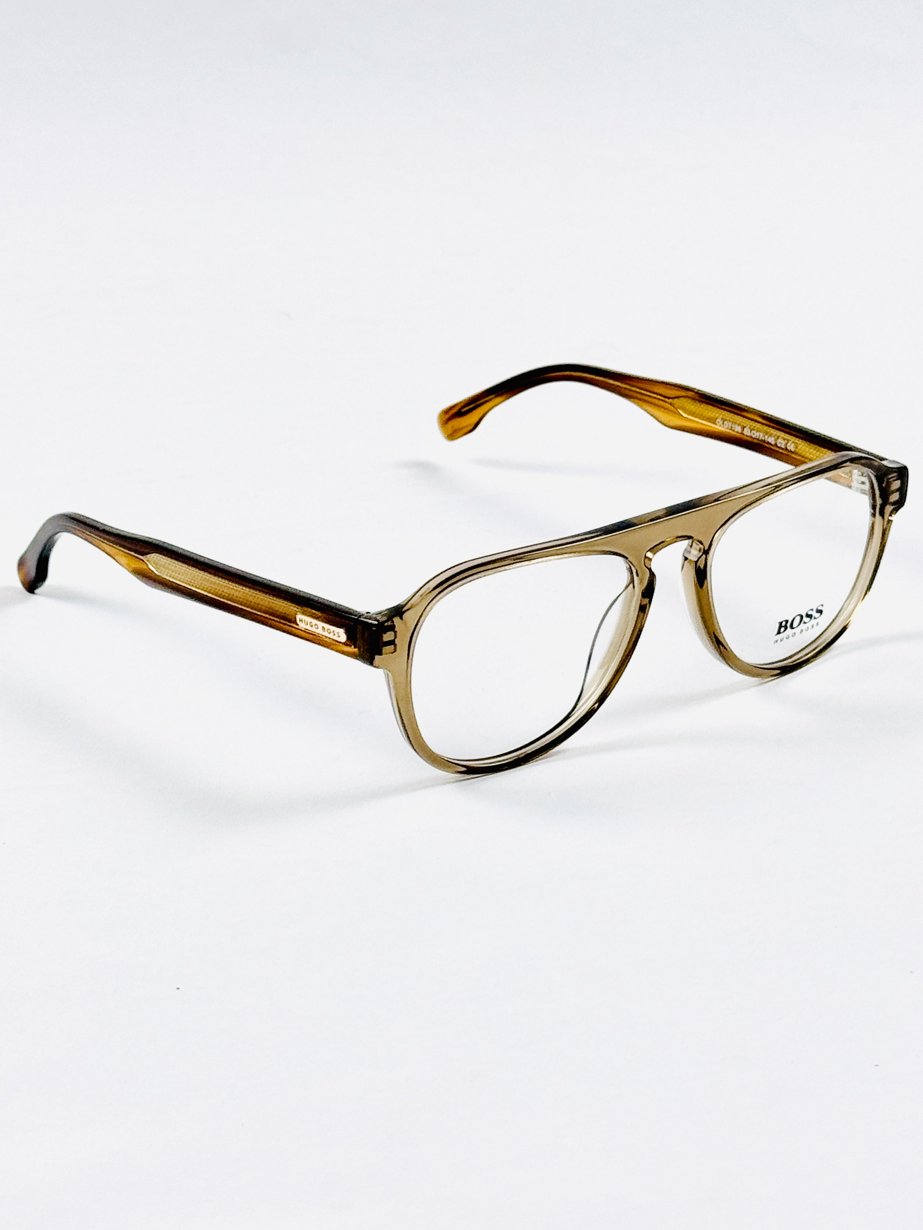 Boss – 7198 – 53 – Mustard - Acetate - Optics – Unisex