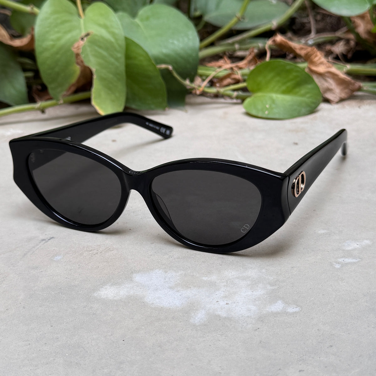 Christian Dior – 10AO - 56 – Black – Acetate - Sunglasses – Unisex - Premium