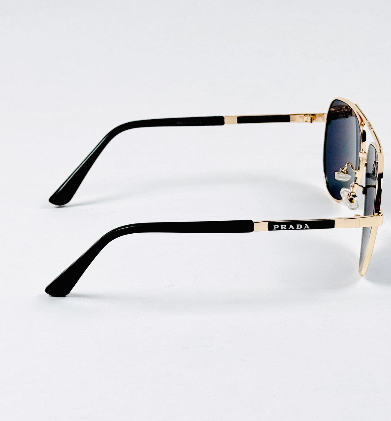Prada – PR112 - 59 – Golden Black – Metal – Sunglasses