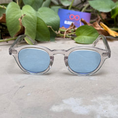 Moscot – LEMTOSH – 46 - White Blue – Acetate  – Sunglasses - Unisex - Premium