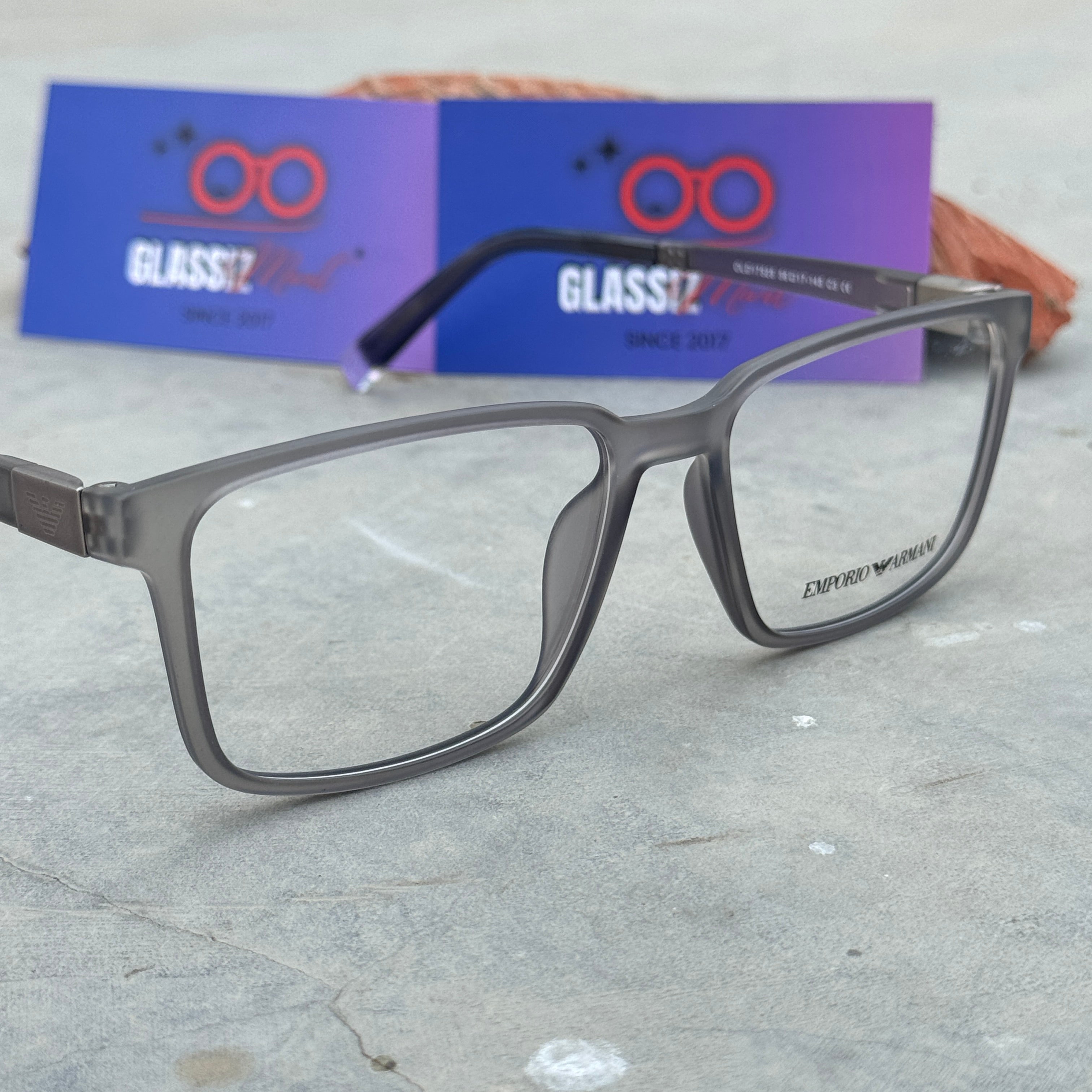 Emporio Armani – 1579 – 51 – Grey –  Acetate - Optics – Unisex - Premium