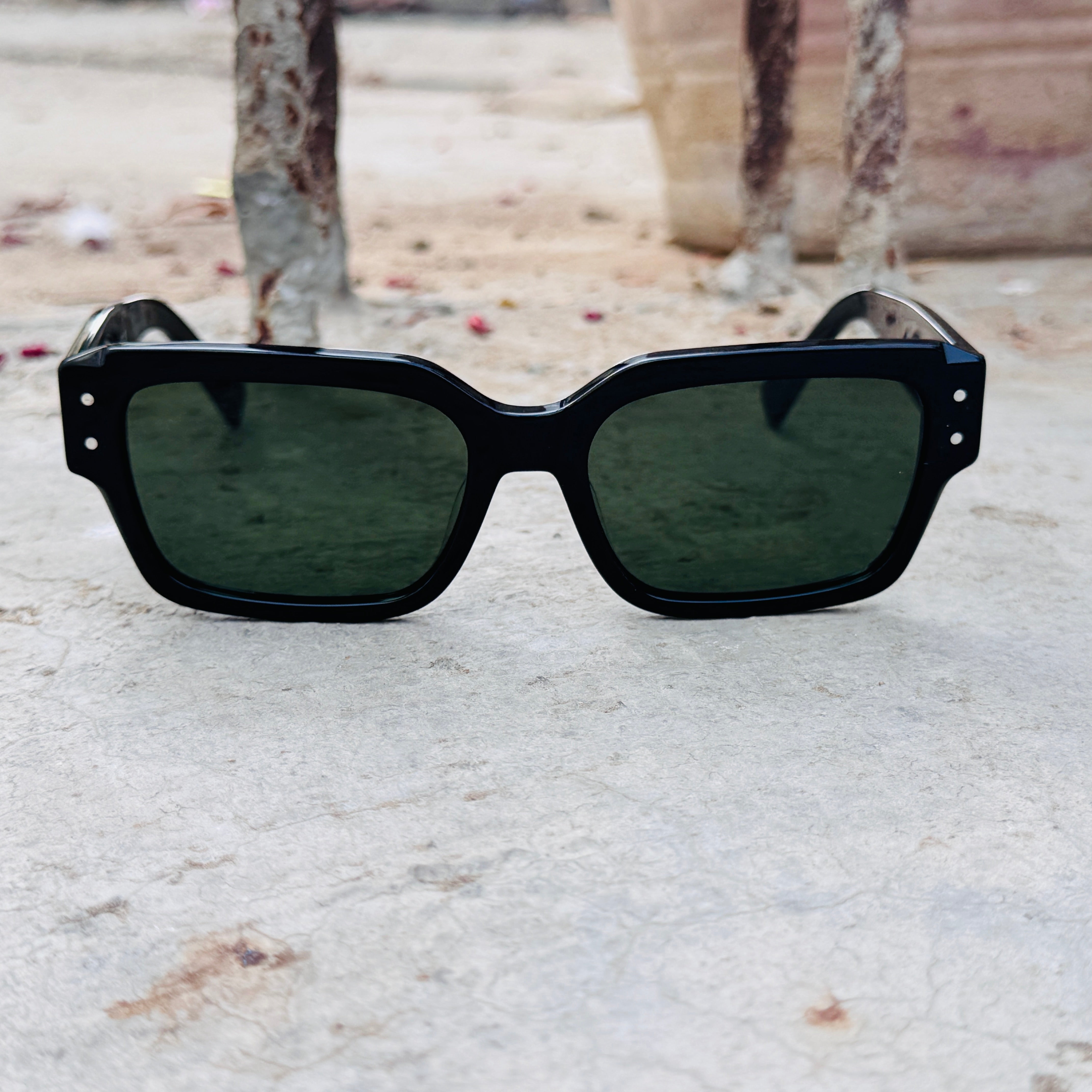 Dolce & Gabbana – 4460 - 56 – Black Green - Acetate - Sunglasses – Unisex - Premium