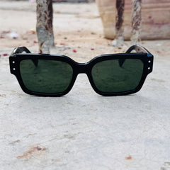 Dolce & Gabbana – 4460 - 56 – Black Green - Acetate - Sunglasses – Unisex - Premium