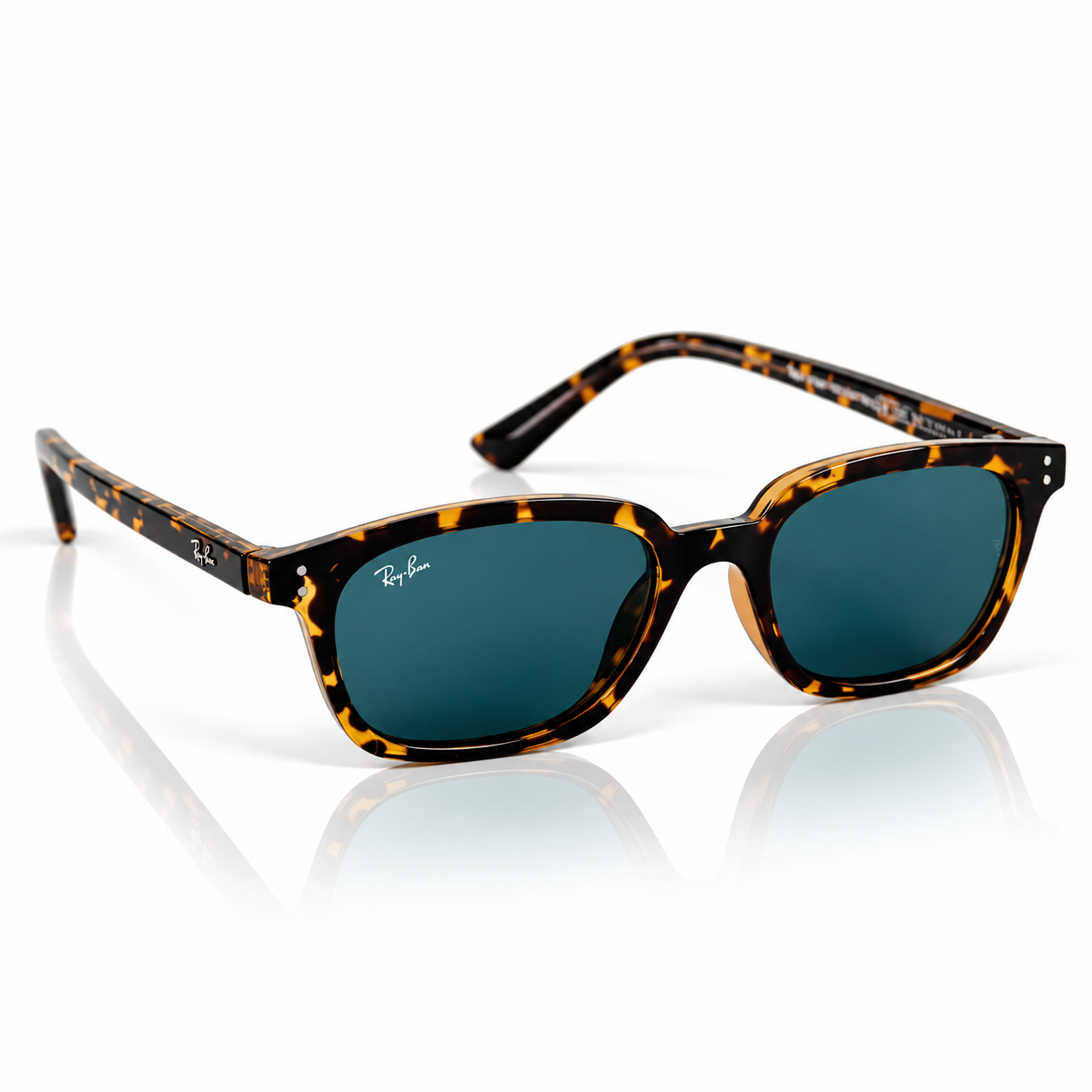 RayBan - 4458 - 52 - Tortoise Black - Acetate - Sunglasses - Unisex - Premium
