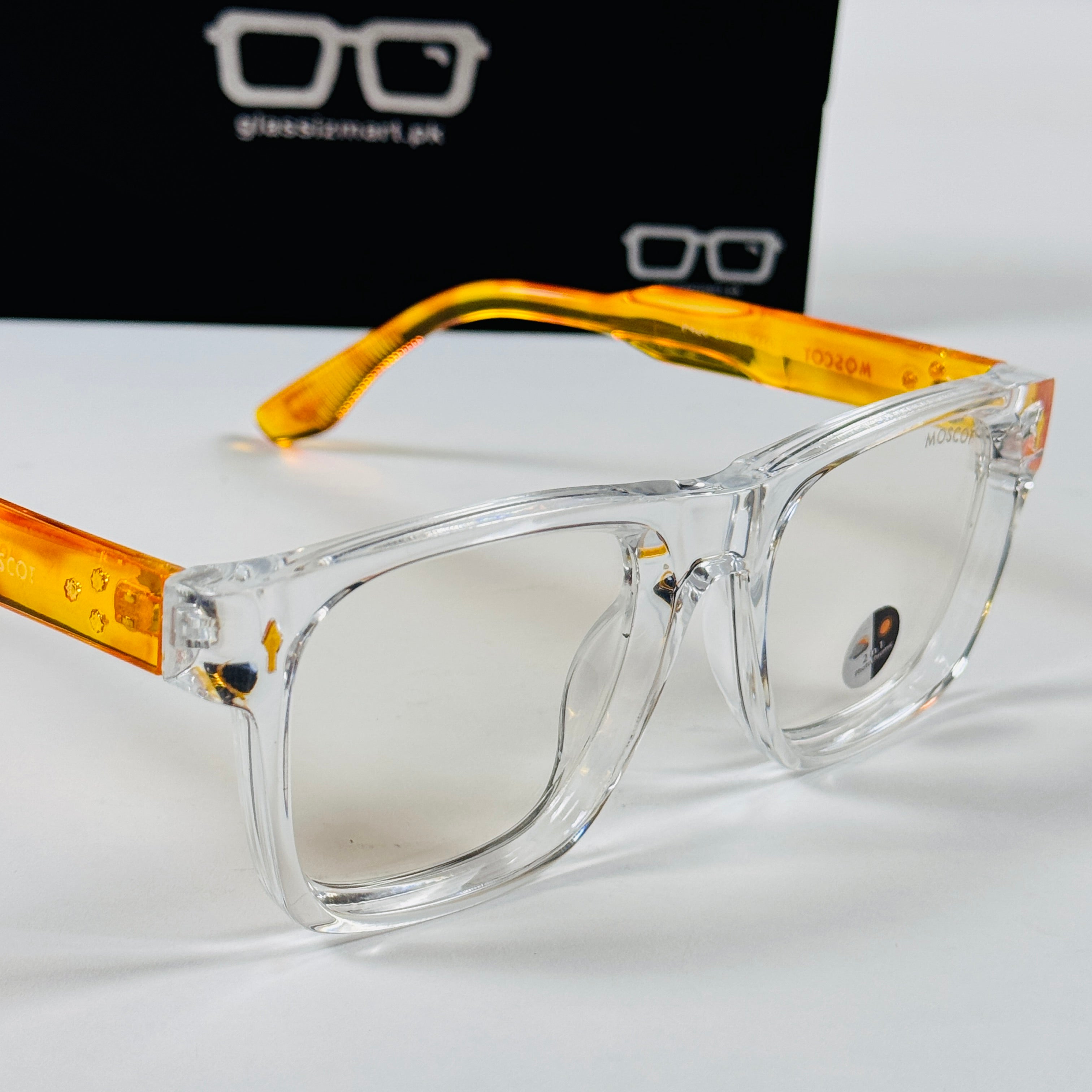 Moscot – P420 - 53 - Transparent Yellow – Acetate  – Optics - Unisex (Transition)