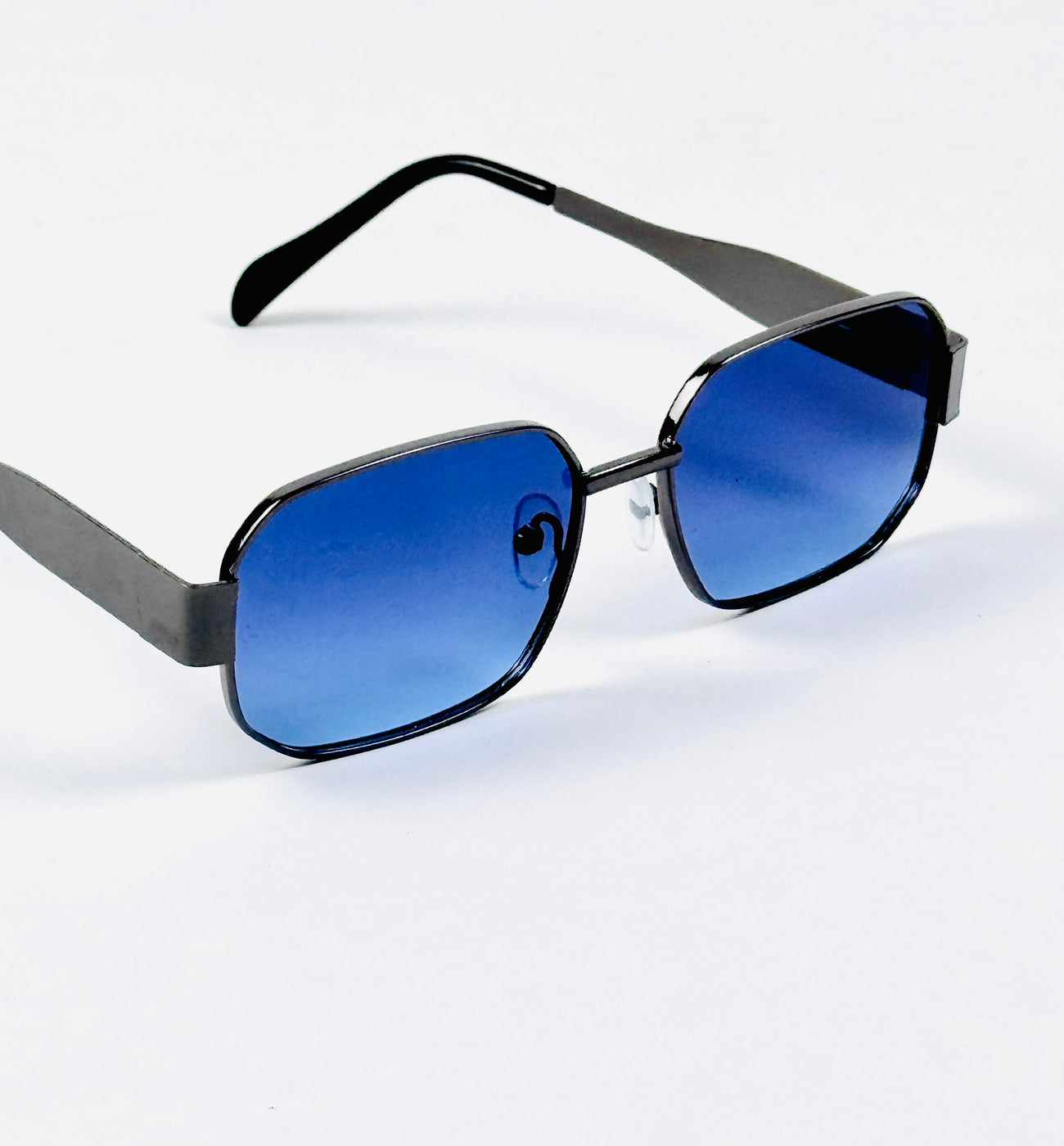 Celine – Triomphe - 55 – Black Blue – Metal – Sunglasses - Unisex