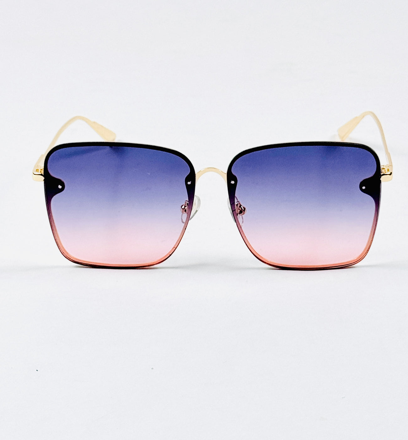 Fendi - 2A882 – 58 – Golden Pink – Metal – Sunglasses – Ladies