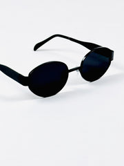 Celine – Triomphe - 55 – Black – Metal – Sunglasses - Unisex