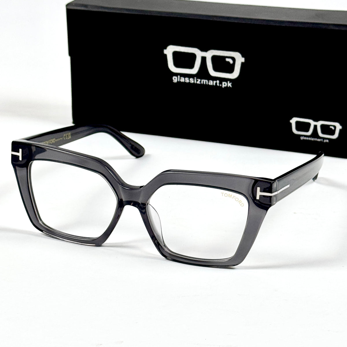 Tom Ford – 1030 – 53 – Grey –  Acetate - Optics – Unisex - Premium