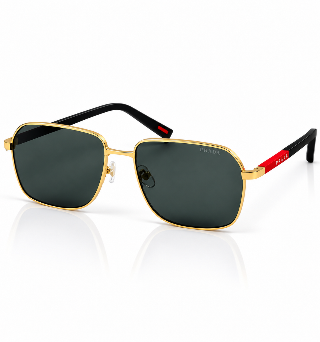 Prada – PSA51 - 57 – Golden Black – Metal - Sunglasses – Unisex - Premium