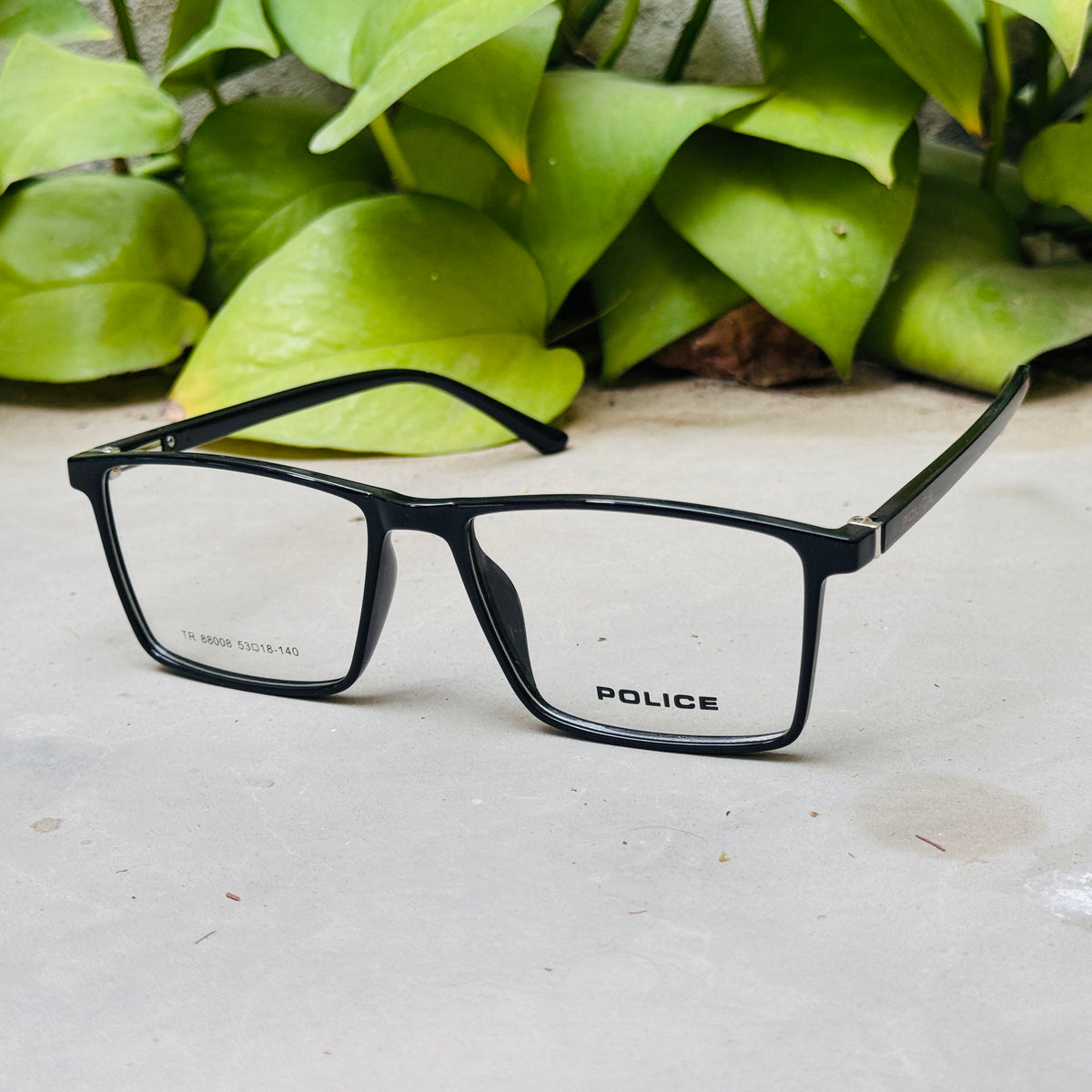 Police – 88008 – 53 – Black –  Acetate - Optics – Unisex