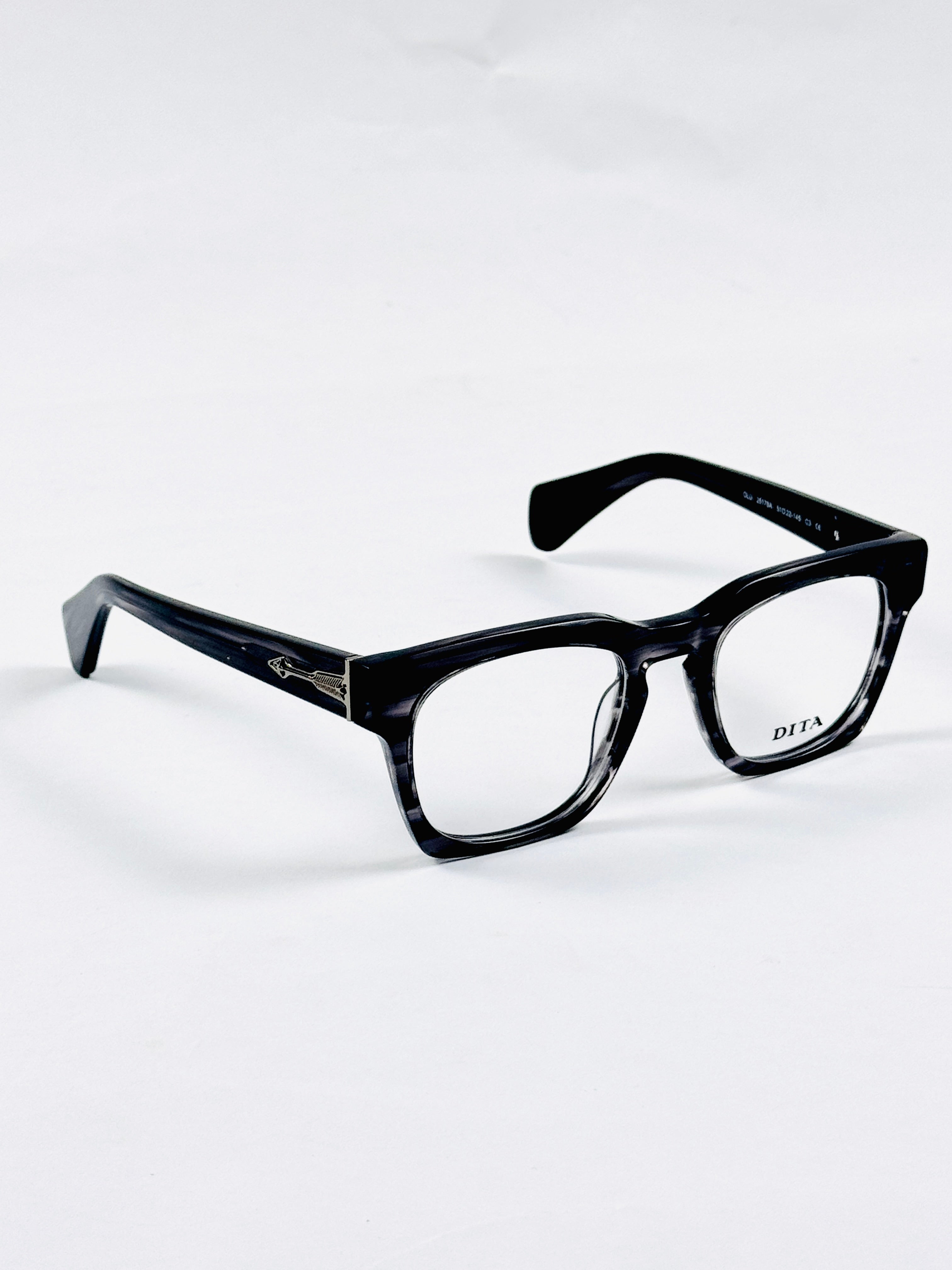 Dita – 25178 - 51 – Black Textured - Acetate - Optics – Unisex - Premium