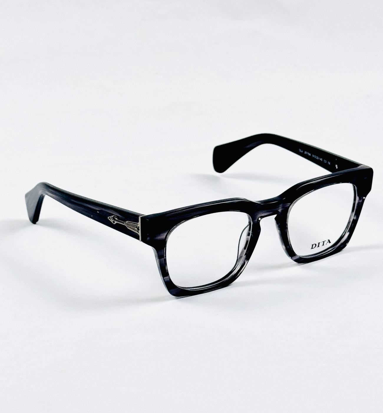 Dita – 25178 - 51 – Black Textured - Acetate - Optics – Unisex - Premium