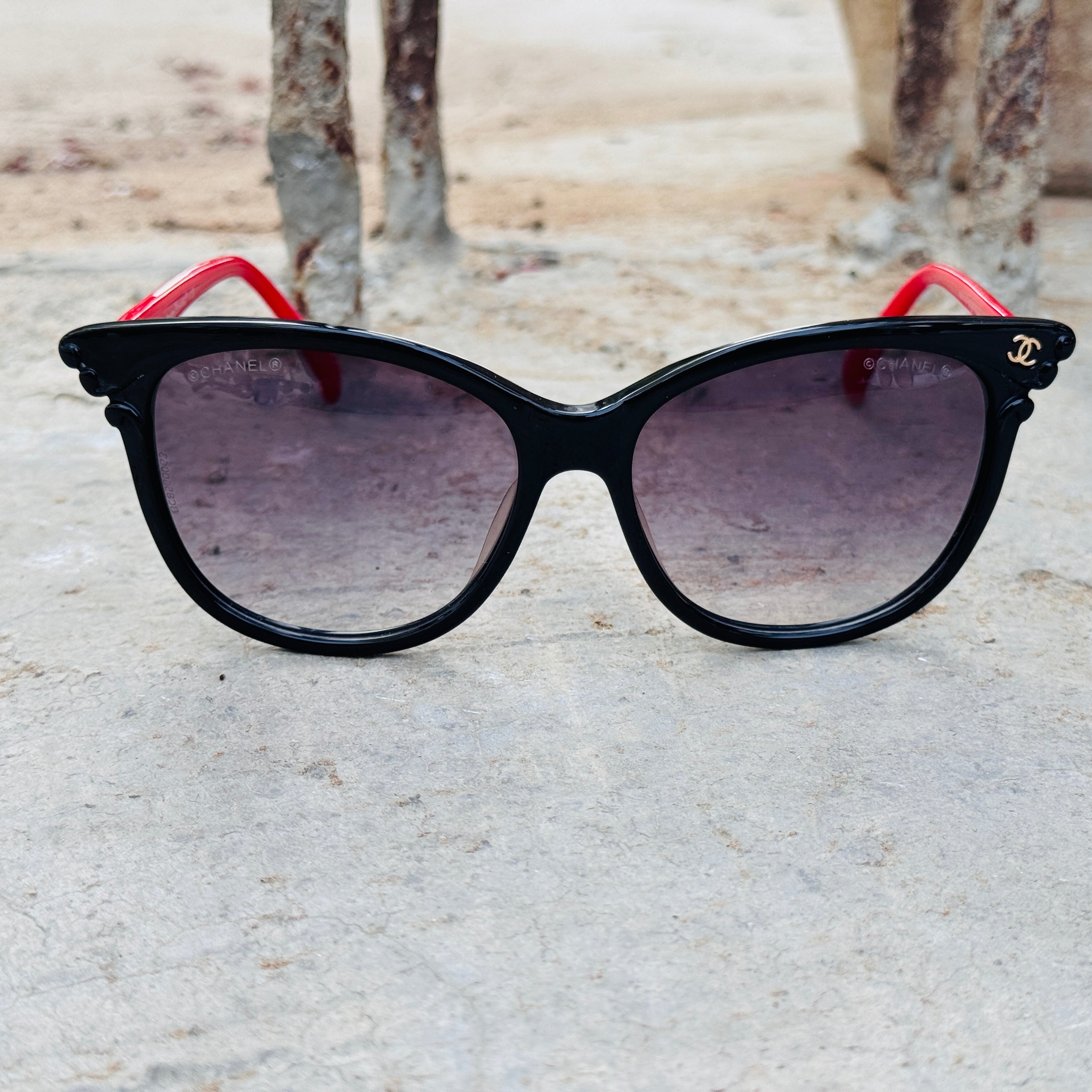 Chanel – 380 - 54 – Red Black Gradient - Acetate - Sunglasses – Unisex - Premium