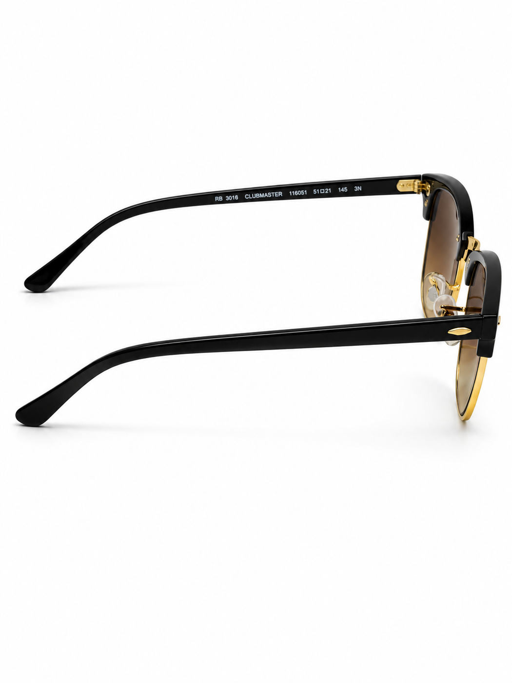 Ray Ban – 3016 – Clubmaster – Golden Brown – Sunglasses - Premium