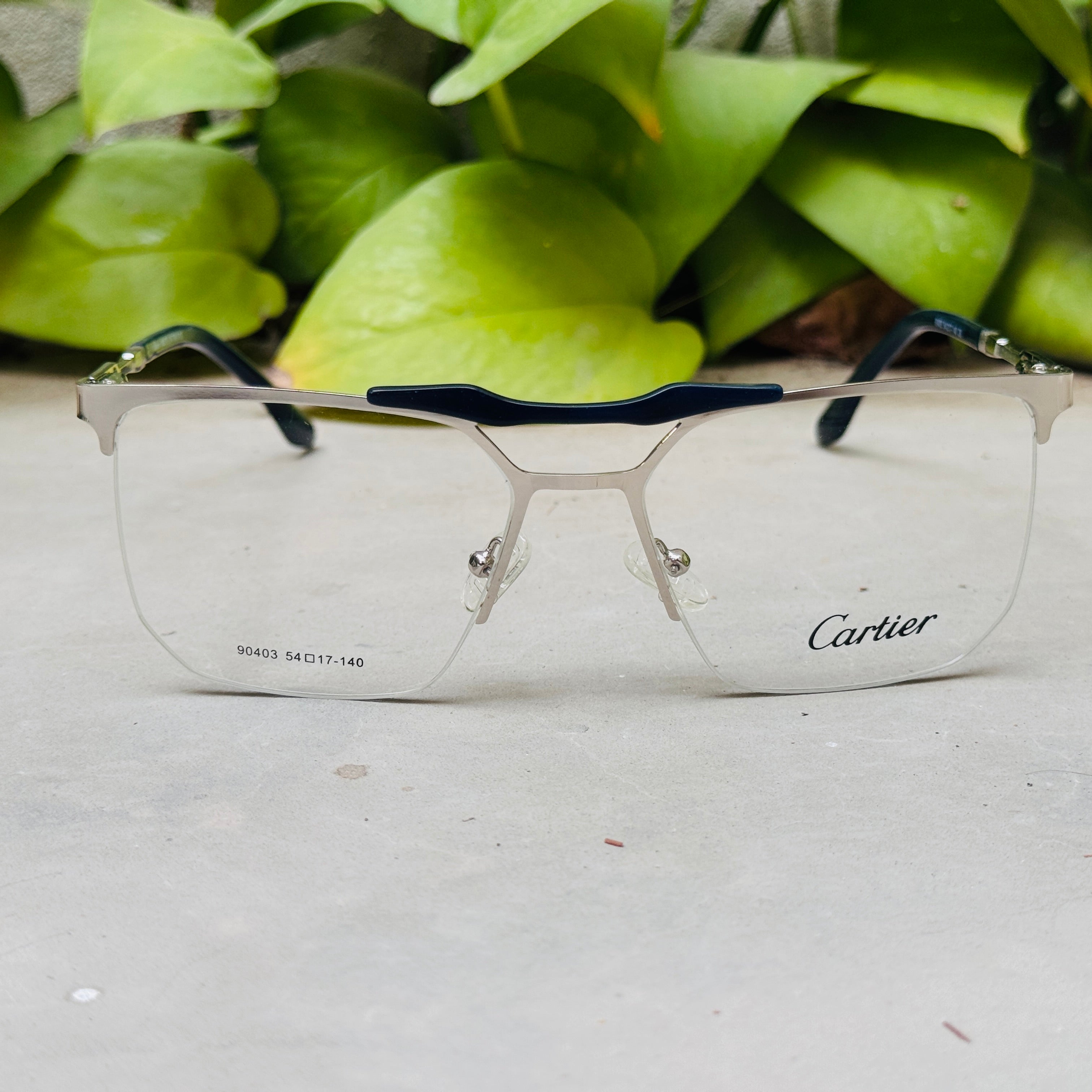 Cartier – 90403 – 54 – Silver –  Metal - Optics – Unisex
