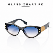Fendi - 9004 – 55 – Grey Blue – Acetate – Sunglasses – Ladies