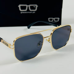 Carrera – 23013 – 58 – Golden Black – Metal – Sunglasses – Unisex