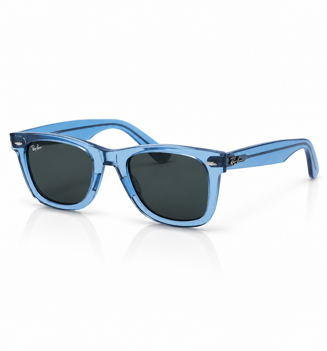 RayBan – 2140 – 50 – Blue Black –  Acetate- Sunglasses – Unisex - Premium