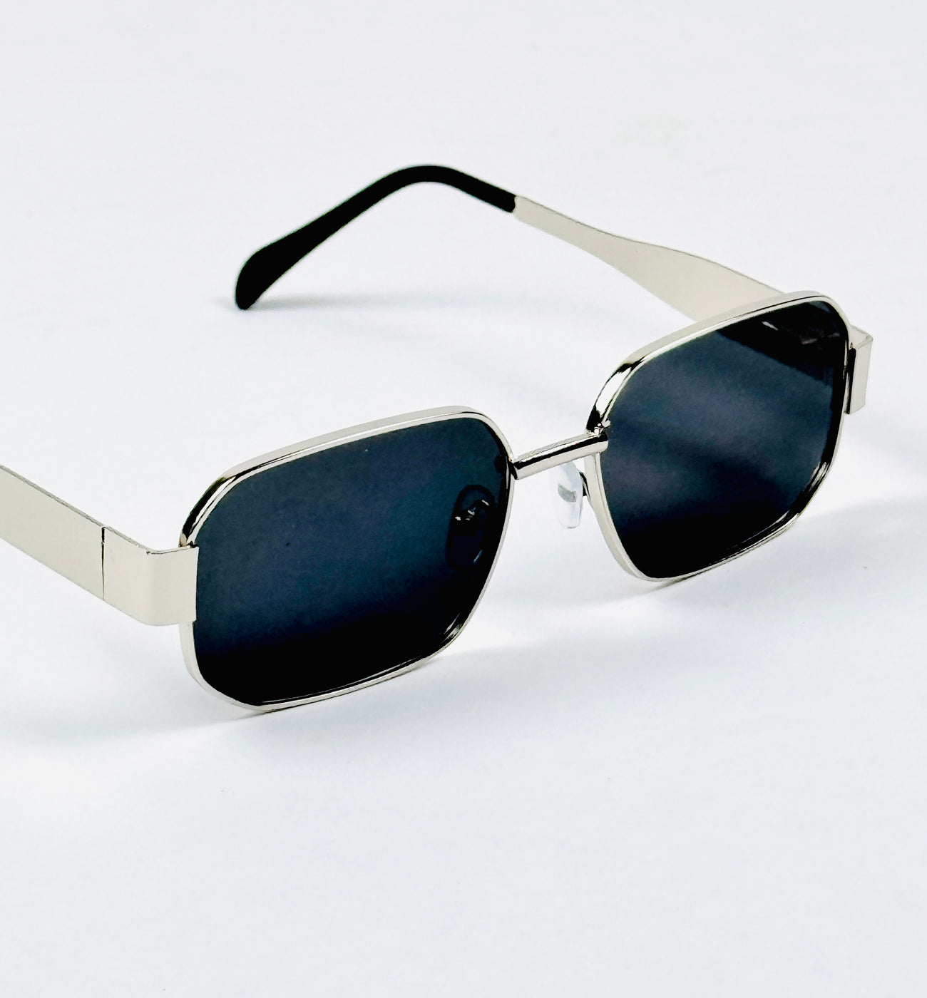 Celine – Triomphe - 55 – Silver Black – Metal – Sunglasses - Unisex