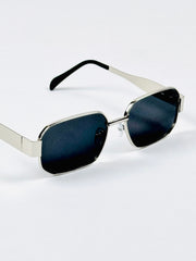 Celine – Triomphe - 55 – Silver Black – Metal – Sunglasses - Unisex