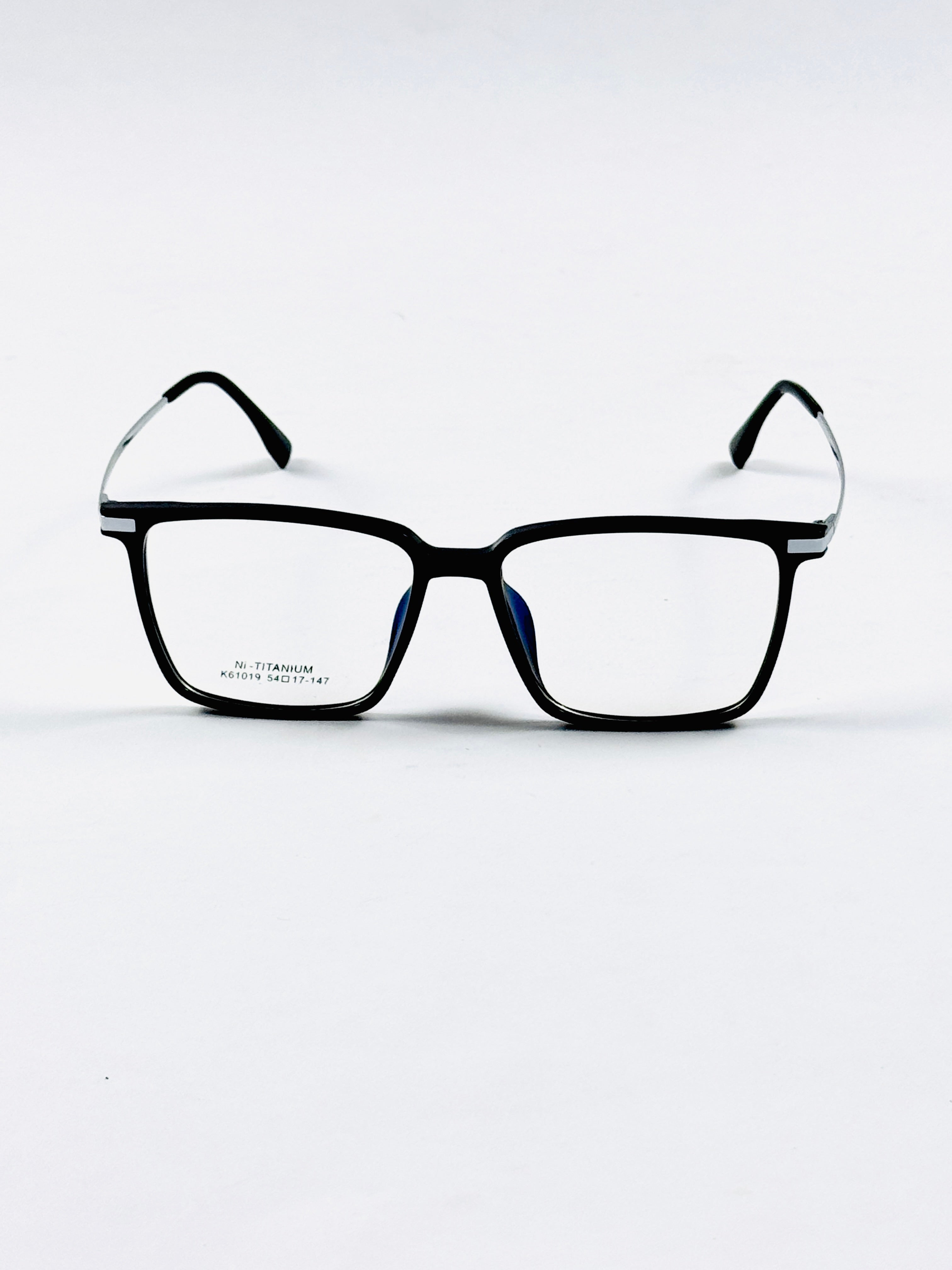 Tr – 61019 - 54 - Silver Black – Acetate - Metal – Optics - Unisex