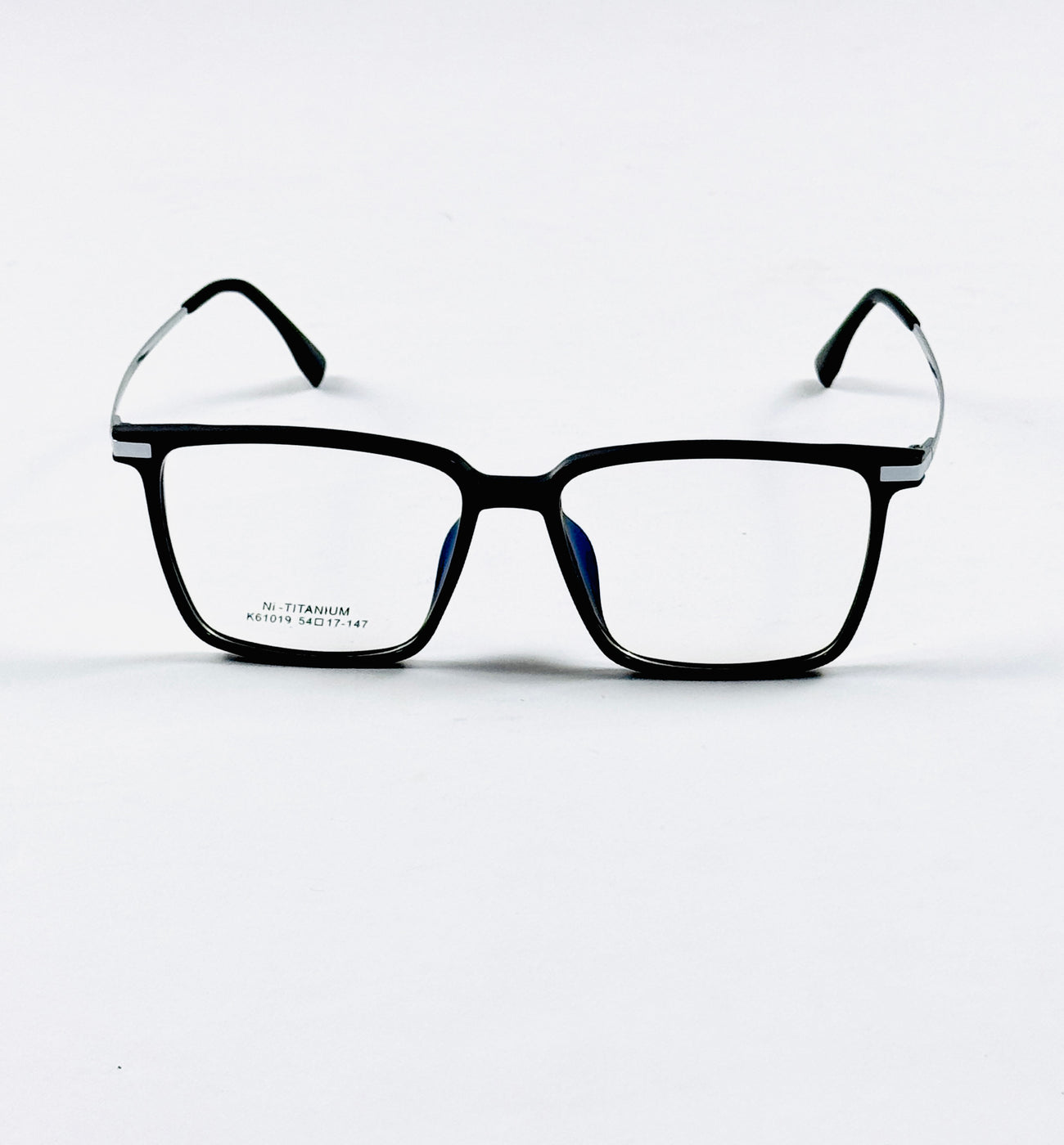 Tr – 61019 - 54 - Silver Black – Acetate - Metal – Optics - Unisex