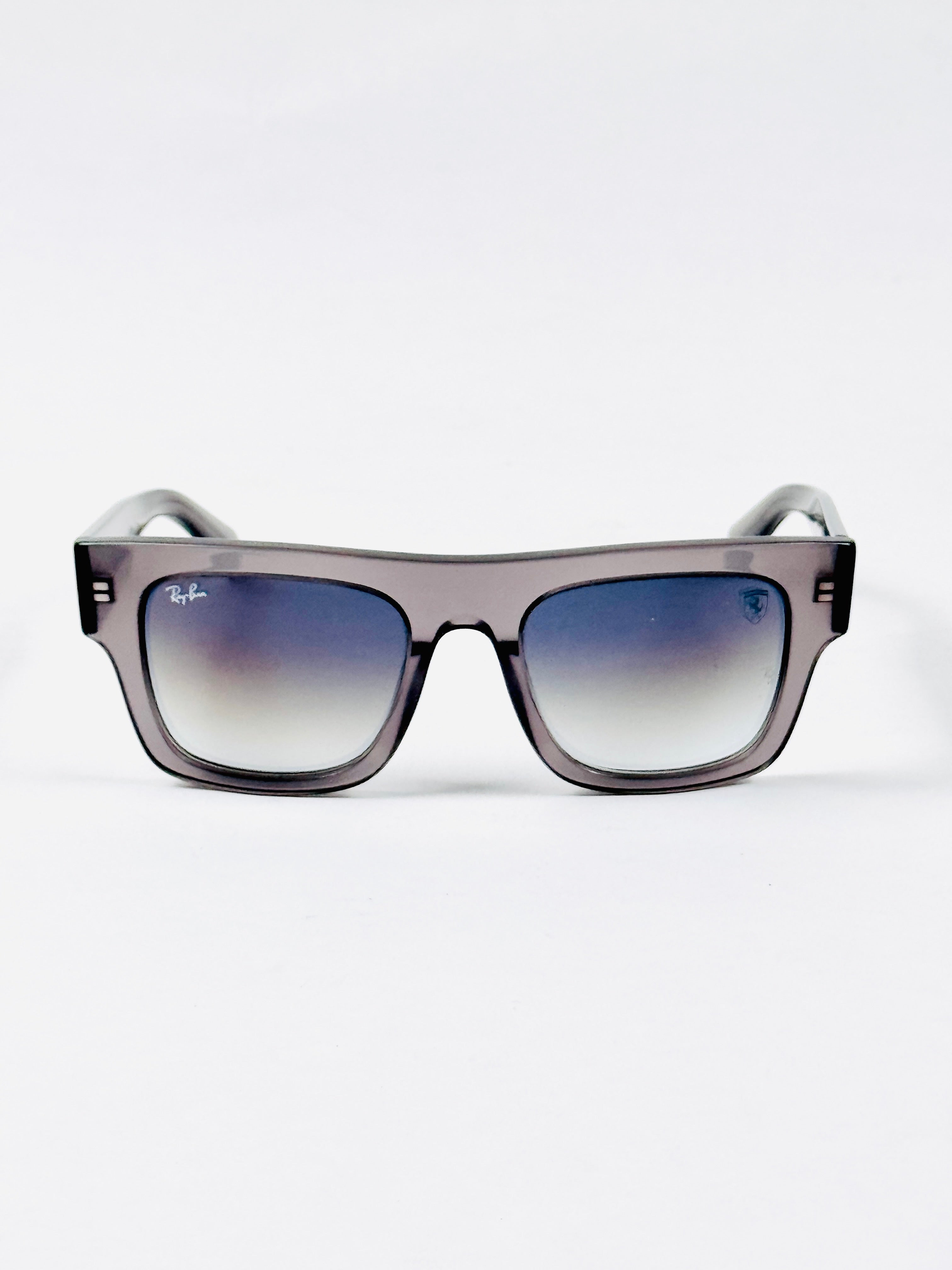 RayBan – 2217 – 53 – Grey Blue –  Acetate - Sunglasses – Unisex - Premium