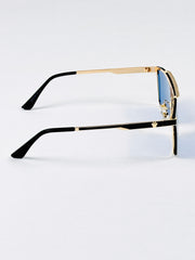 Versace – 22170 – 60 – Golden Blue – Metal – Sunglasses – Unisex