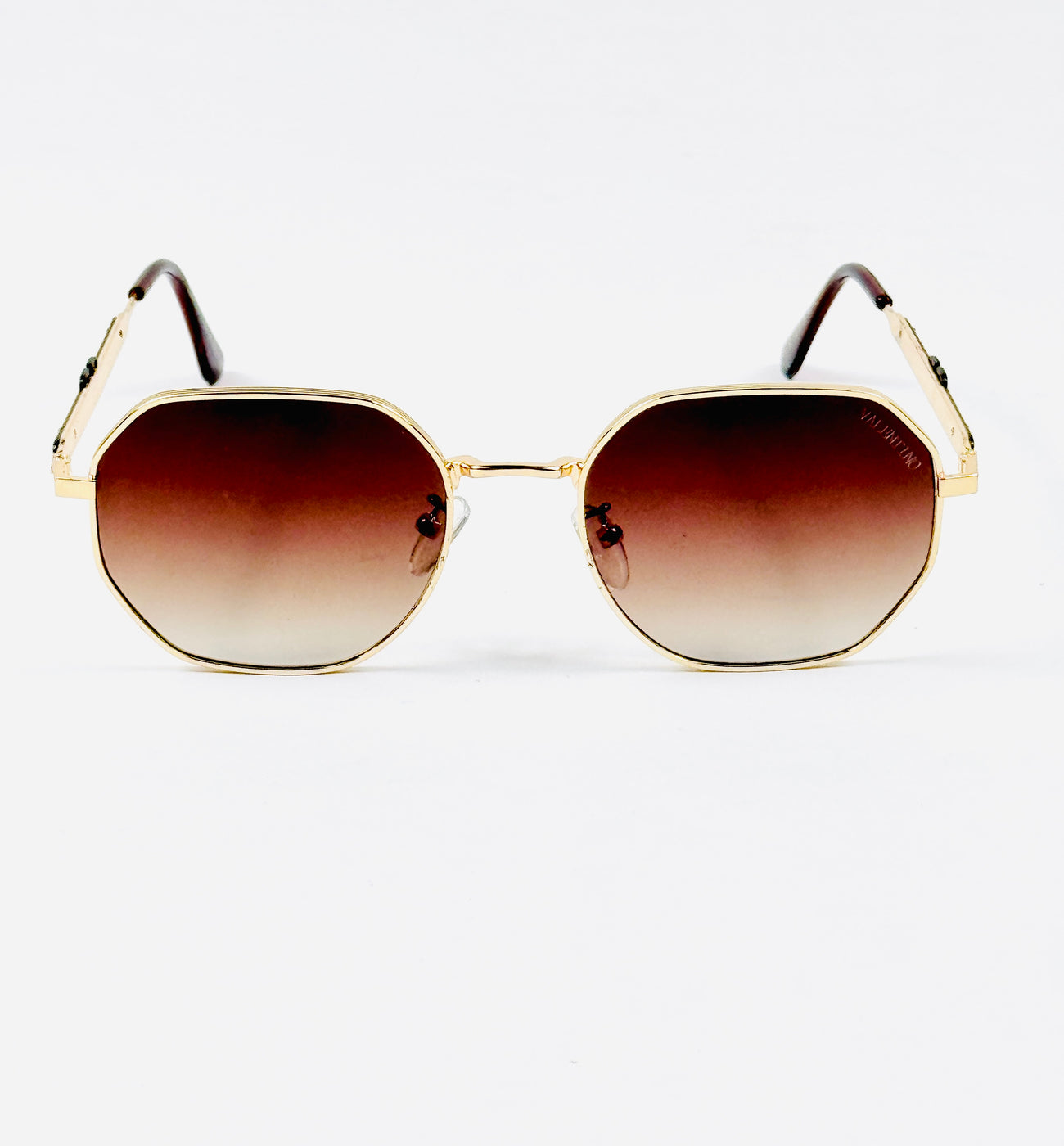 Valentino – 18130 – 58 – Golden Brown – Metal – Sunglasses – Unisex