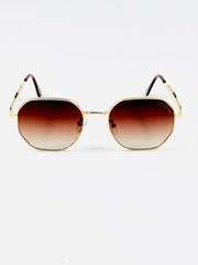 Valentino – 18130 – 58 – Golden Brown – Metal – Sunglasses – Unisex