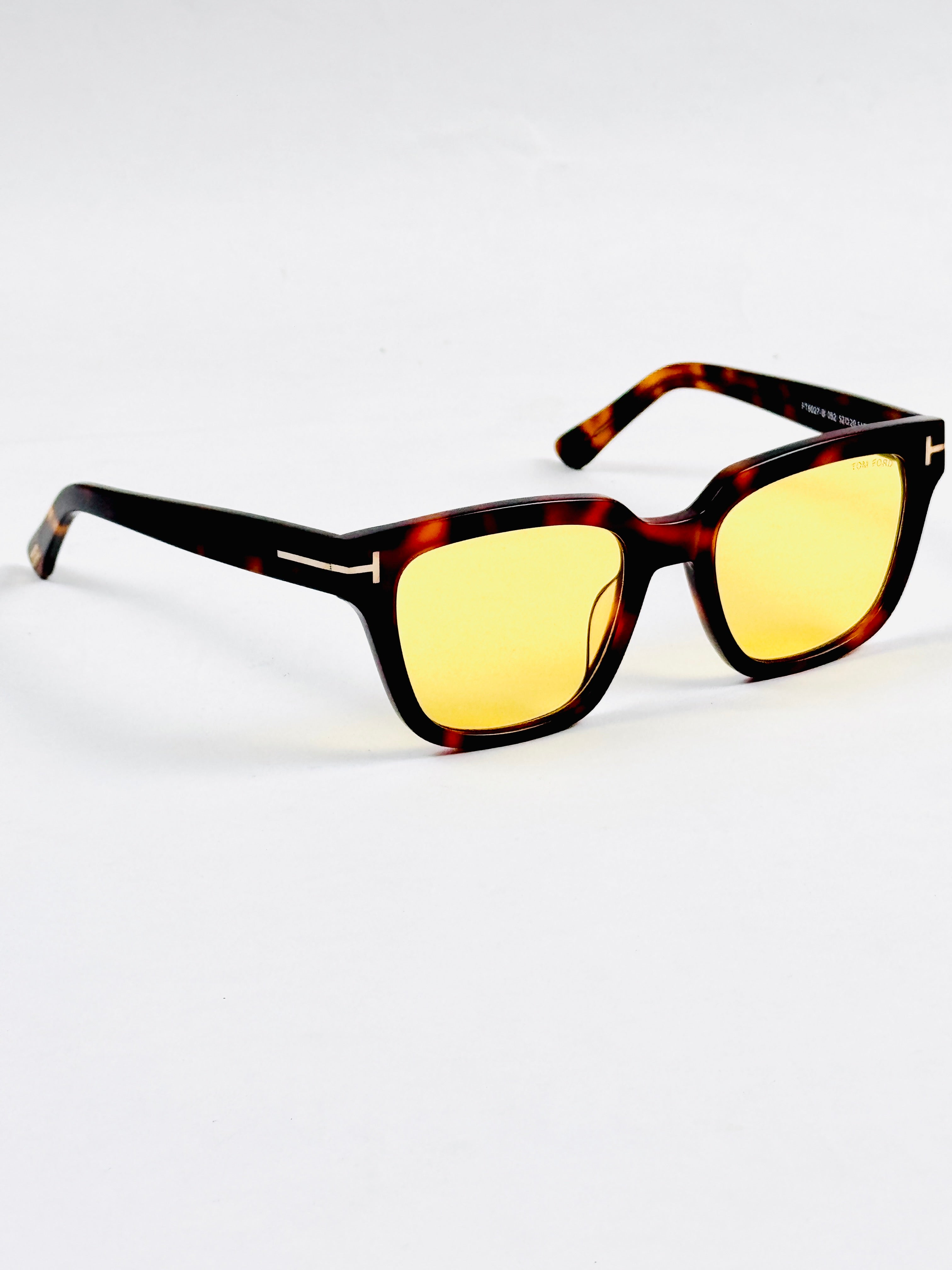 Tom Ford – 6027 - 52 – Tortoise Yellow –  Acetate - Sunglasses – Unisex - Premium