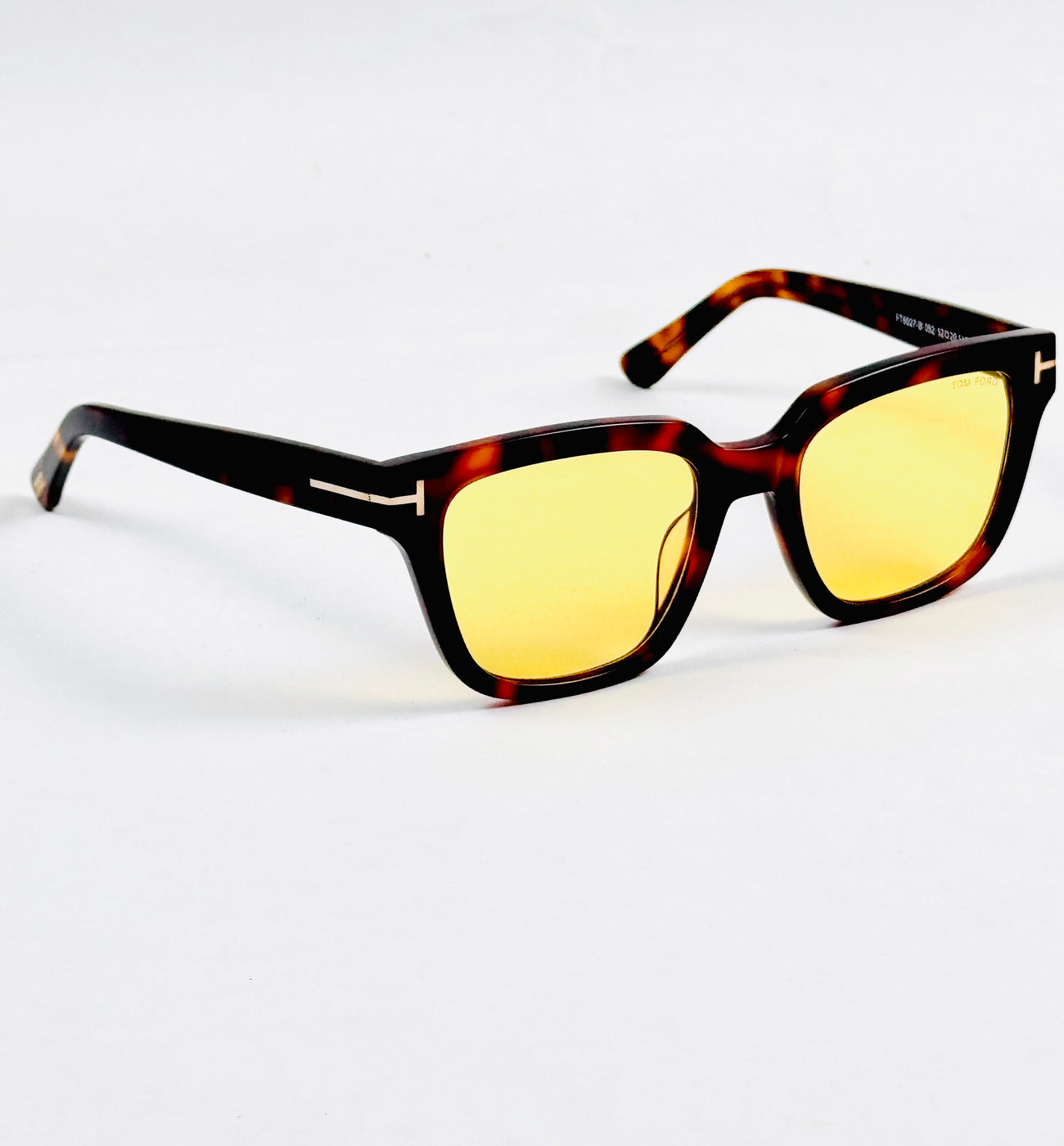 Tom Ford – 6027 - 52 – Tortoise Yellow –  Acetate - Sunglasses – Unisex - Premium