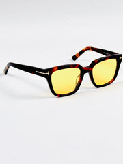 Tom Ford – 6027 - 52 – Tortoise Yellow –  Acetate - Sunglasses – Unisex - Premium