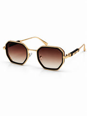 Cartier – 23584 – 56 – Golden Brown – Metal – Sunglasses – Unisex