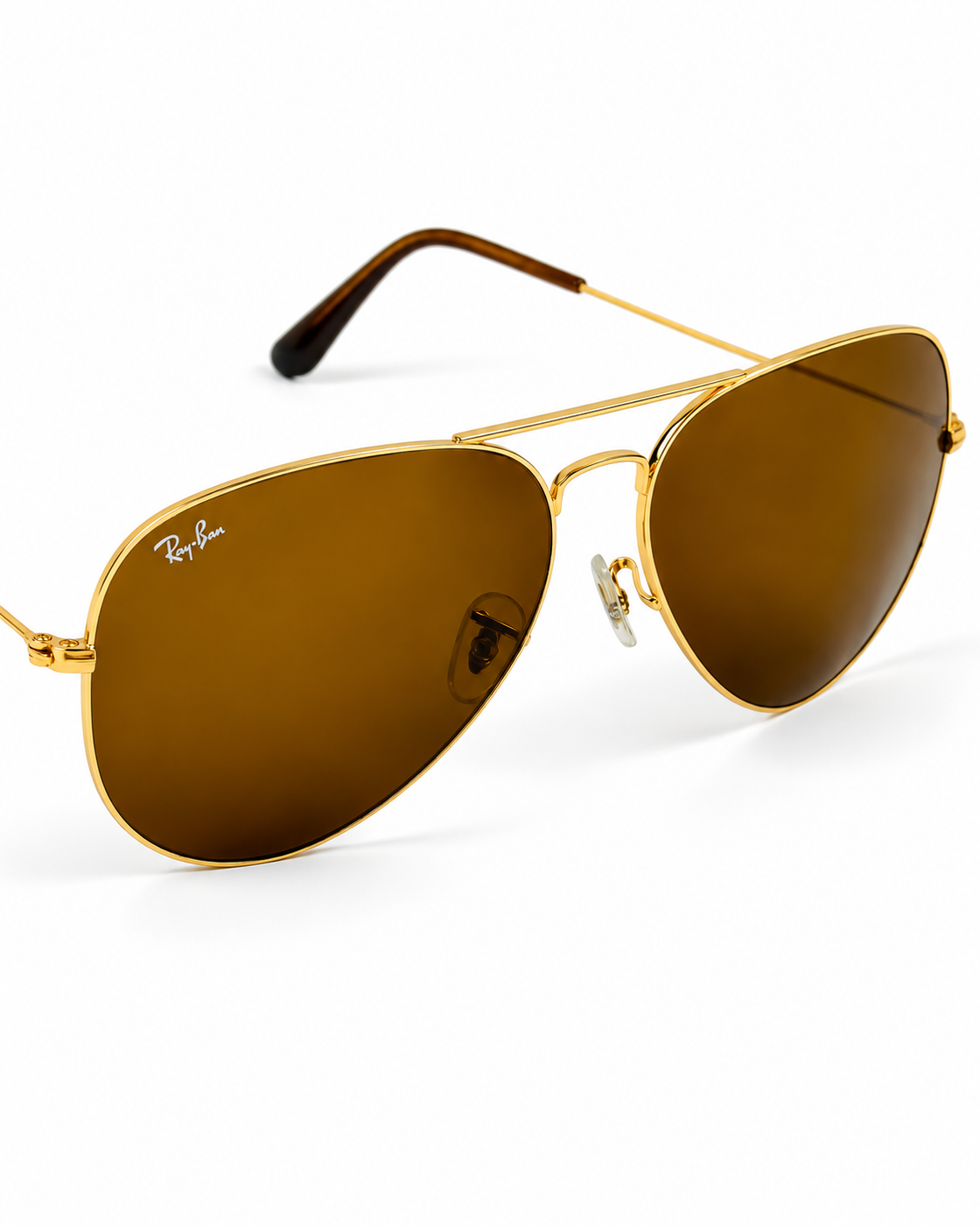 Rayban – 3026 – 62 – Golden Brown – Metal – Sunglasses – Unisex - Premium