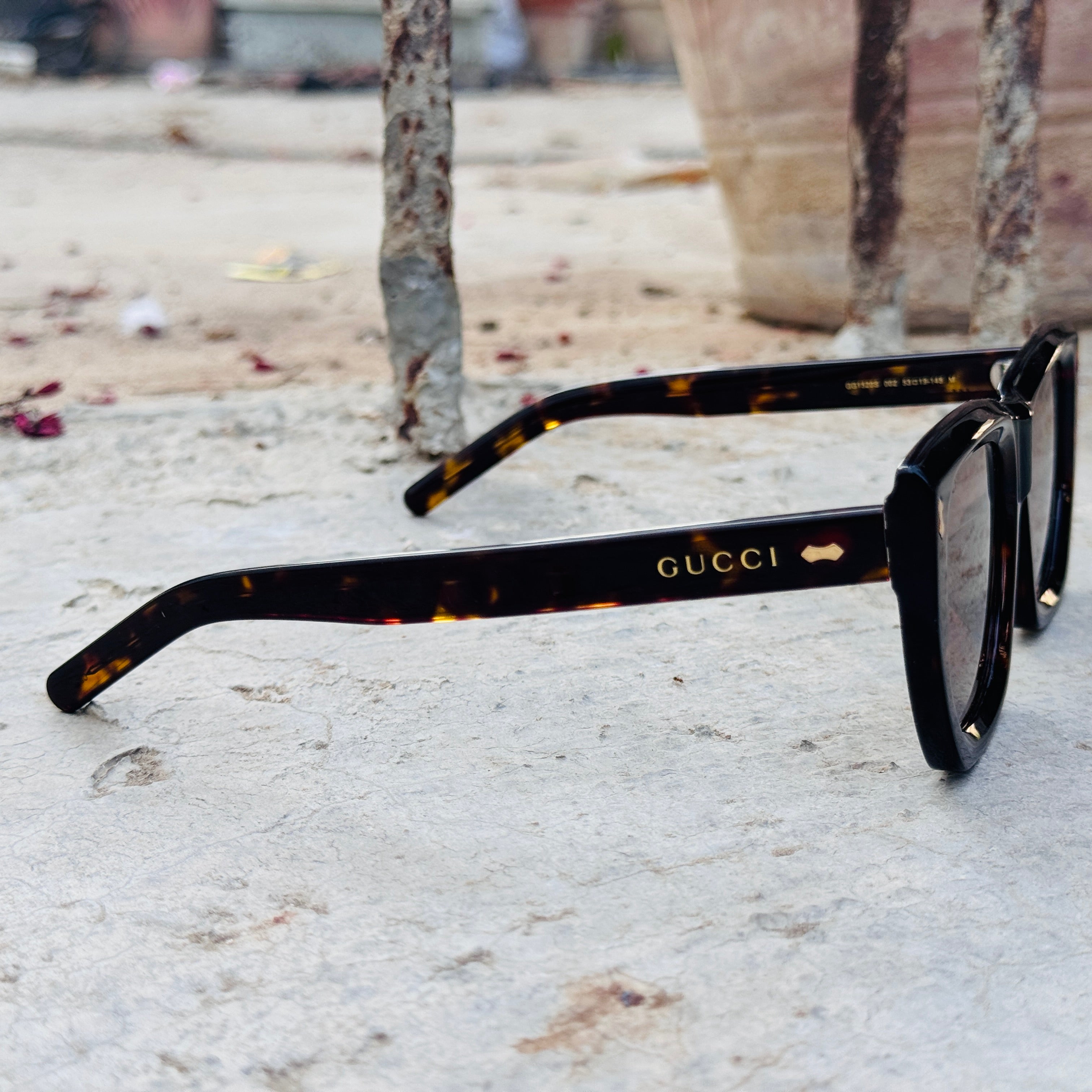 Gucci – 1520 - 53 – Tortoise - Acetate - Sunglasses – Unisex - Premium