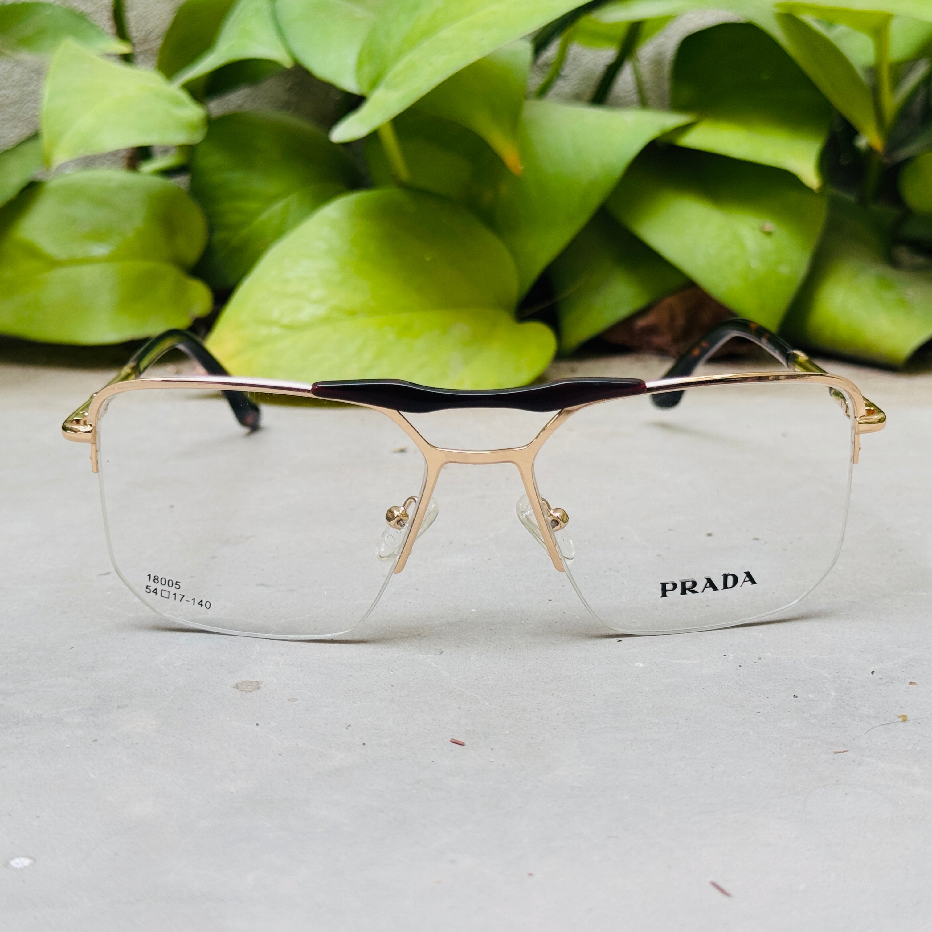 Prada – 18005 – 54 – Golden –  Metal - Optics – Unisex