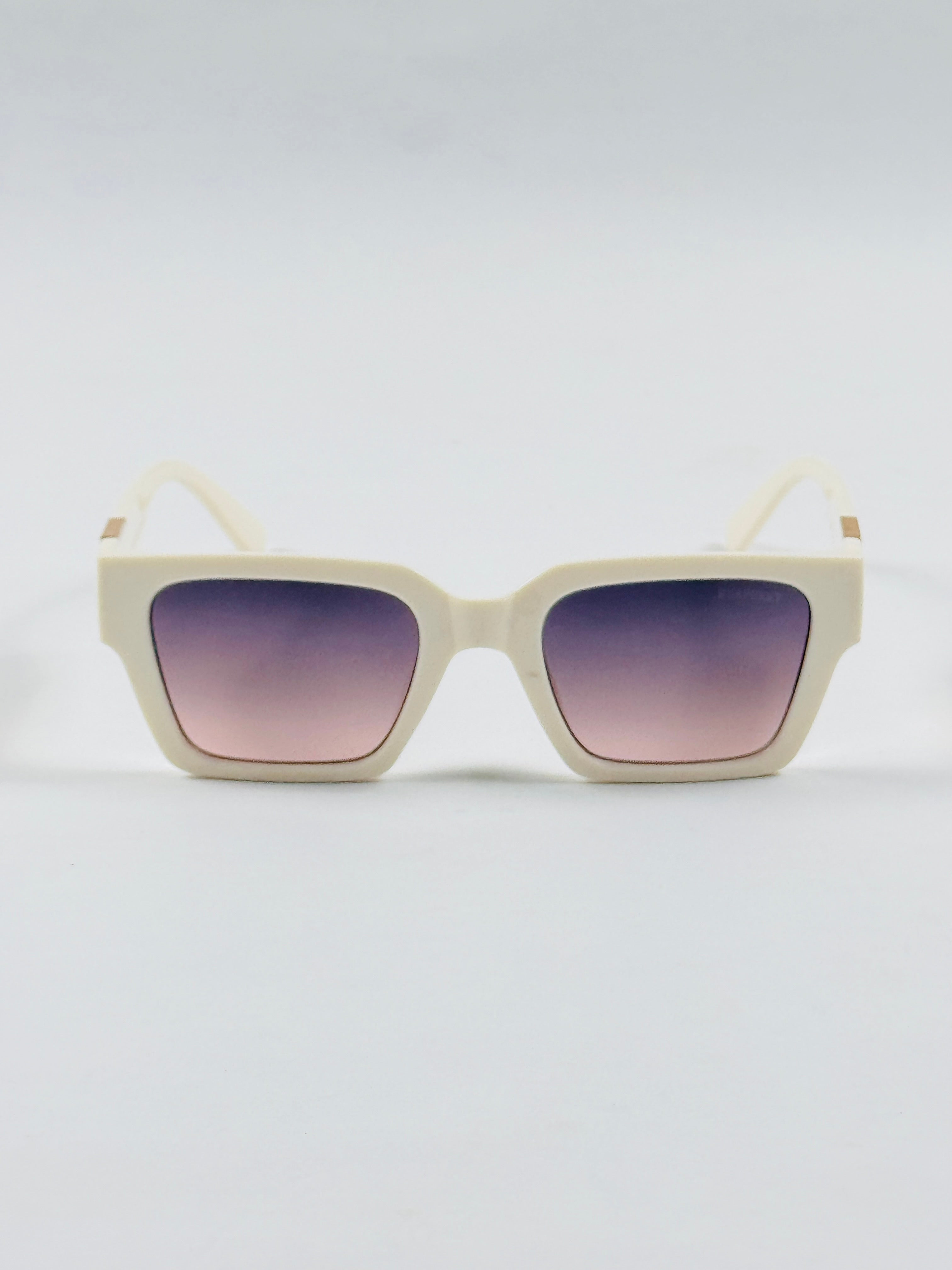 Burberry - 9017 – 50 – White Pink – Acetate – Sunglasses – Unisex