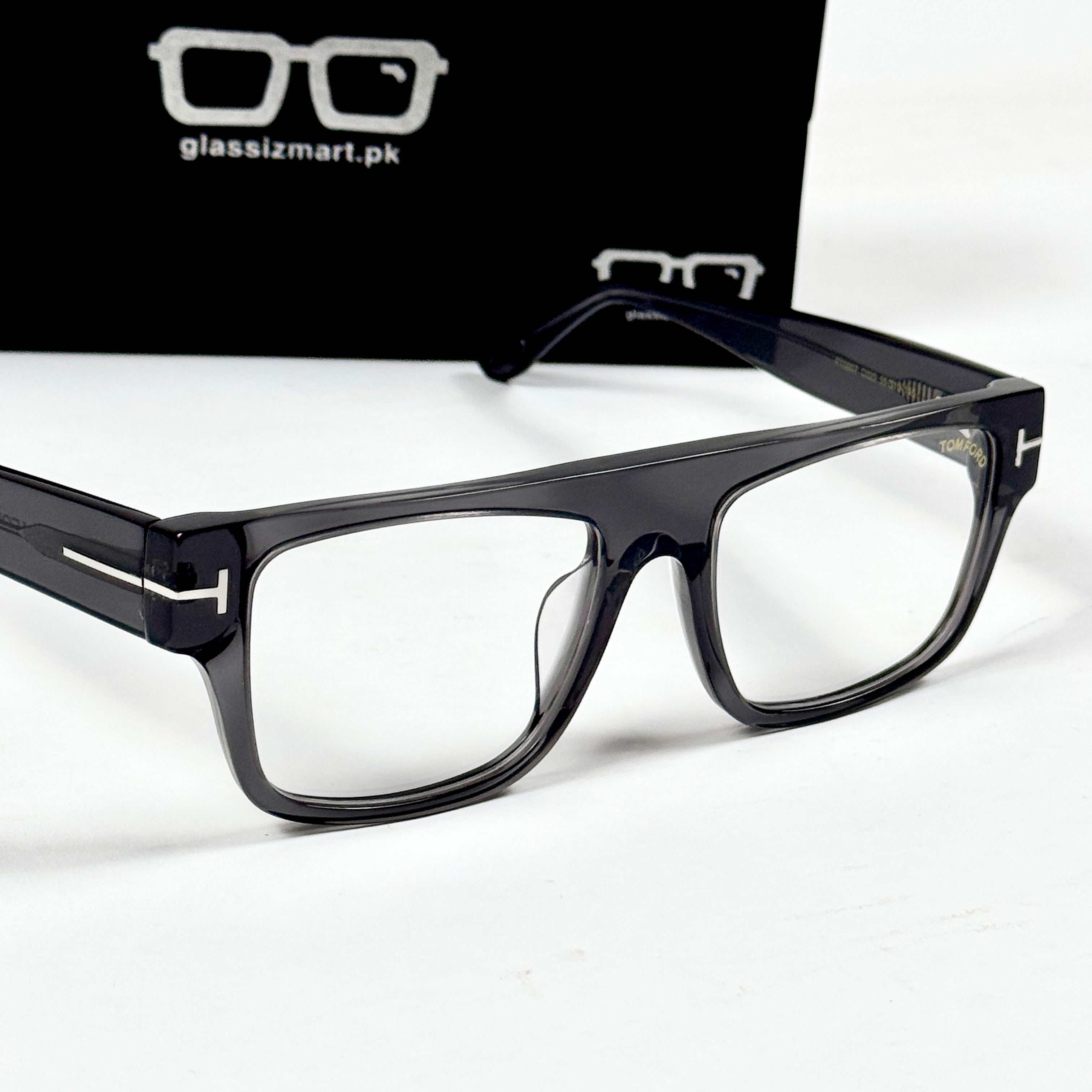 Tom Ford – 0907 – 55 – Grey –  Acetate - Optics – Unisex - Premium