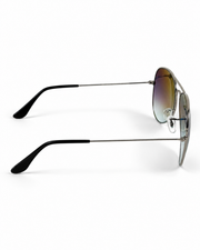 Rayban – 3026 – 62 – Silver Blue Gradient – Metal – Sunglasses – Unisex - Premium