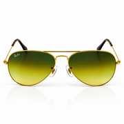 Rayban – 3026 – 59 – Golden Yellow – Metal – Sunglasses – Unisex - Premium
