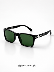 Persol – 3272 - 56 - Black Green – Acetate - Sunglasses – Unisex