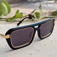 Louis Vuitton – 2596 - 55 – Golden Black – Acetate - Metal - Sunglasses – Unisex - Premium